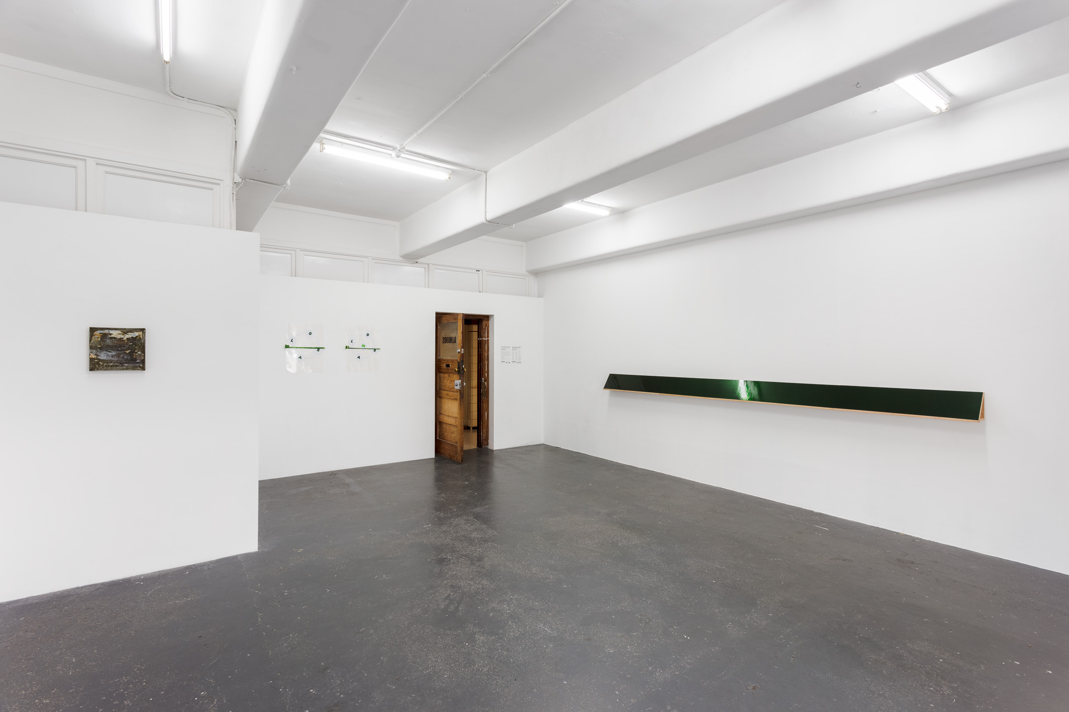 Installation view of Person, woman, man, camera, tv, Blindside, 2022. Photo: Christo Crocker